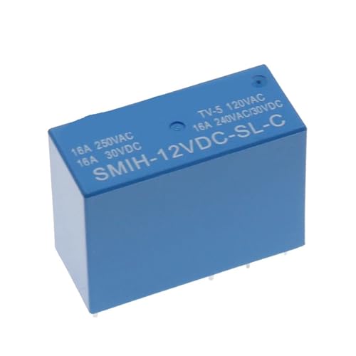 Relais SMIH-05VDC-SL-C SMIH-12VDC-SL-C SMIH-24VDC-SL-C 5V 12V 24V 16A 6/8Pin SMIH-05VDC-SL-A 10Pcs(SMIH-05VDC-SL-C 8P) von PQMQJMVY