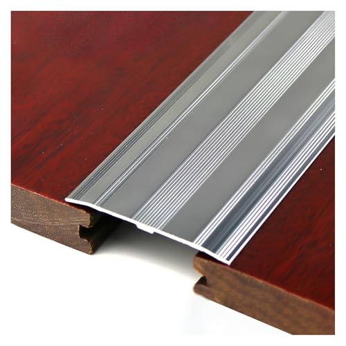 6 * 90cm Anpassungsprofil Alu Übergangsprofil, Boden-Übergangsstreifen Viele Farben Lieferbar, Holz-zu-Fliesen Boden Übergangsleiste Verbinden Sie Ihre Böden Nahtlos(Iron gray) von PQPQLI