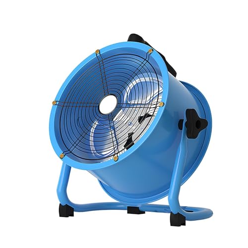 Hochleistungs-Industrie-Hochgeschwindigkeits-Luftbeweger Für Den Ganzen Raum, Windmaschine - Ventilator - Tischventilator - Standventilator - 130° Neigbarer Ventilatorkopf(34.5cm) von PQPQLI