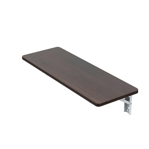 PQPQLI Multifunktions-Wandklapptisch - Holz Klapptisch Balkon Tisch Hängetisch Klappbar - Platzsparend Wandtisch - Wandregal Tisch(Walnut,60 * 20cm) von PQPQLI