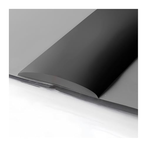 Übergangsprofil Pvc Übergangsstreifen, Selbstklebend Bodenübergangsstreifen, TürSchwellen Übergangs Leiste Boden-Trennstreifen Geeignet Für Teppich Und Dünne Bodenbeläge(Black,5*300cm/1.97*118.1in) von PQPQLI