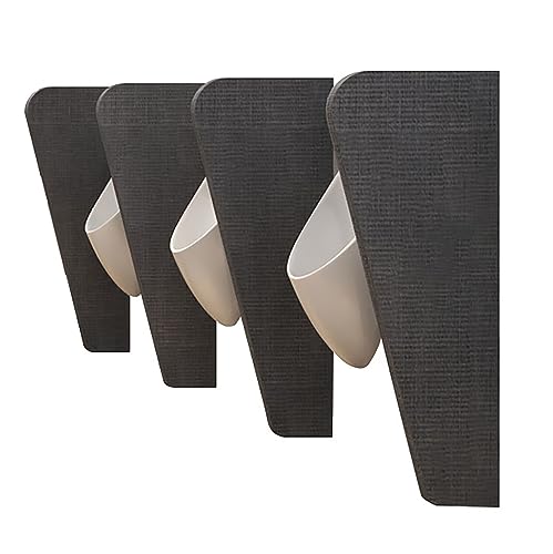 PQVMZQEMQ Kommerzieller Urinal-Trennwand-Trennwand, robuste Wandmontage-Trennwand für Toiletten, öffentliche Toiletten, Schulen – 4er-Pack von PQVMZQEMQ