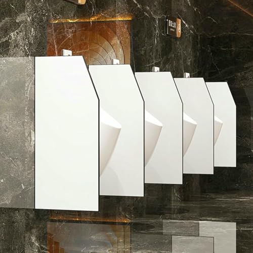 PQVMZQEMQ Urinal-Sichtschutz, Edelstahl-Wandtrennwand für öffentliche Toiletten, Urinal-Schallwand für Herren für mehr Privatsphäre und Hygiene von PQVMZQEMQ