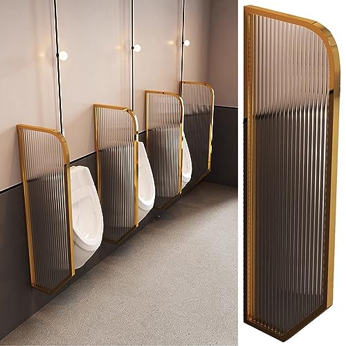 PQVMZQEMQ Urinal-Sichtschutzwand aus gehärtetem Glas, wandmontierte Trennwand für öffentliche Herrentoiletten, modernes Design für mehr Privatsphäre von PQVMZQEMQ