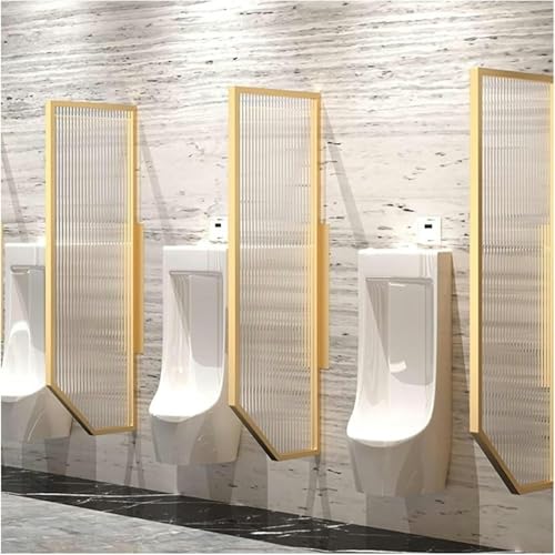 PQVMZQEMQ Urinal-Trennwand aus gehärtetem Glas für öffentliche Räume, langlebige und stilvolle Schutzlösung von PQVMZQEMQ