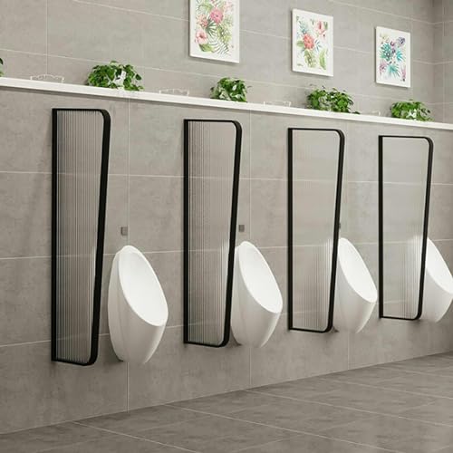 PQVMZQEMQ Urinaltrennwand aus Edelstahl – langlebiger Sichtschutz für mehr Privatsphäre in Herrentoiletten, öffentlichen Toiletten, Hotels und Bars von PQVMZQEMQ