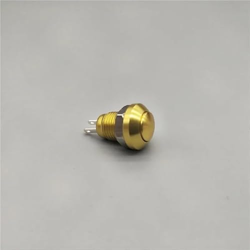 1Pcs 8mm Self-reset/Momentary Gold Metal Push Button Switch Start Switch 1Pcs 8mm Self-reset/Momentary Gold Metal Push Button Switch Start Switch von PQYSMVVG
