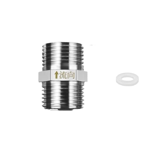 1pc SS304 1/2" Male Female Thread Check Valve BSP One Way Non-return Valve von PQYSMVVG