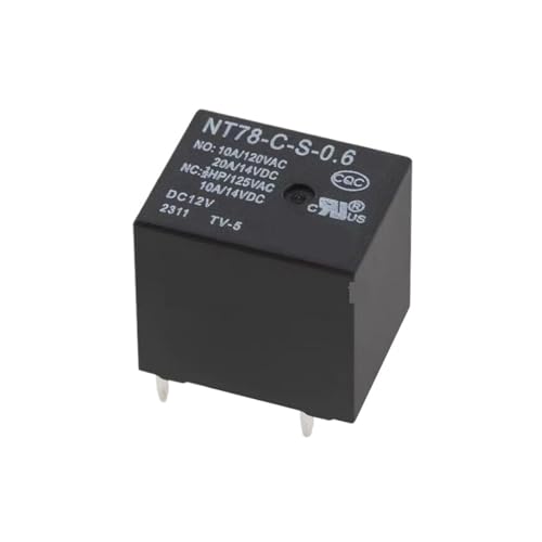 5Pcs Relay NT78-C-S-0.6-DC12V 5Pin 20A 0.6W 12V Automotive Relay 5Pcs Relay NT78-C-S-0.6-DC12V 5Pin 20A 0.6W 12V Automotive Relay von PQYSMVVG