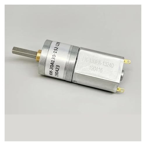 PQYSMVVG 20mm Full Metal Gearbox Reduction Electronic Starter DC 6V-12V 86RPM Slow Speed 130 Geard Electronic Starter von PQYSMVVG