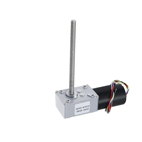 PQYSMVVG 24V Bracket 27RPM 5840-3650-M8 Threaded Long Shaft Worm Gear Electronic Starter Forward and Reverse Adjustable von PQYSMVVG
