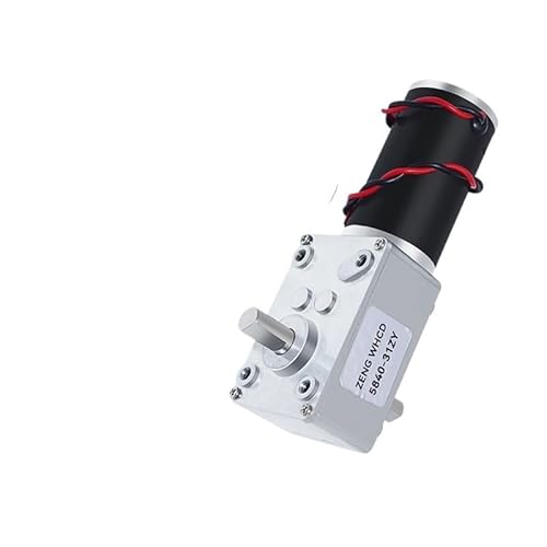 PQYSMVVG 24V Bracket 60RPM Bidirectional Output Shaft 5840-31ZY High Torque Worm Gear Self-Locking Electronic Starter von PQYSMVVG
