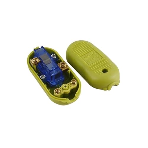 PQYSMVVG 2pcs Household 10A Bedside Switch Green Single Control Switch Push Buttons Rocker Switchs Small Hand Pinch Power Button von PQYSMVVG