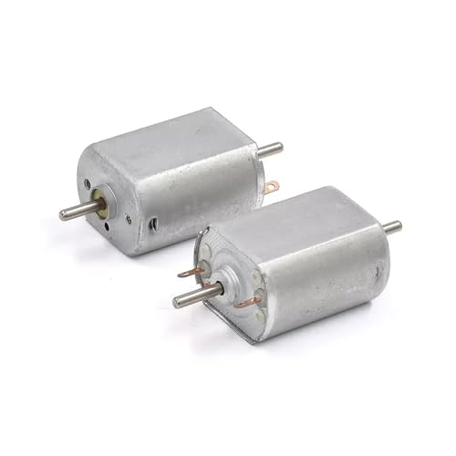 PQYSMVVG 5-Pole Rotor FK-130 Electronic Starter DC 12V-24V 21000RPM High Speed Dual Shaft Engine for RC Car Rail von PQYSMVVG