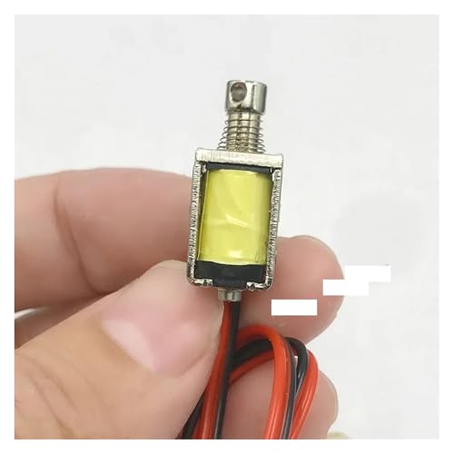 PQYSMVVG 8mm*10mm Push/Pull-Type Linear Solenoid Spring Solenoid Magnet Electromagnet 4mm 12V von PQYSMVVG