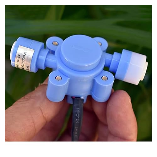 PQYSMVVG DC 5V Water Control Liquid Flow Sensor 1/4 Pulse Counter for Dispenser Coffee Maker Home Appliances von PQYSMVVG