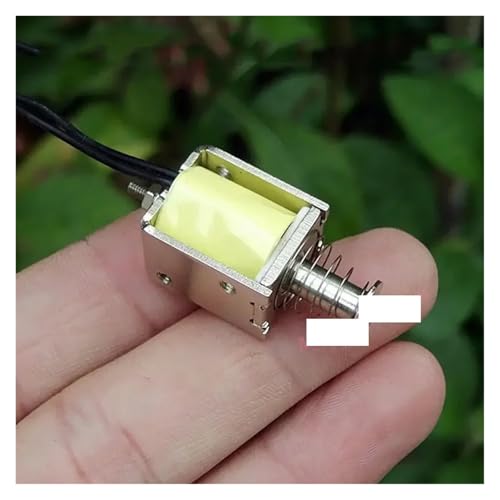 PQYSMVVG DS-0520S Stroke 9mm DC 12V Push Pull Through Type Rod Magnet Open Frame Solenoid von PQYSMVVG