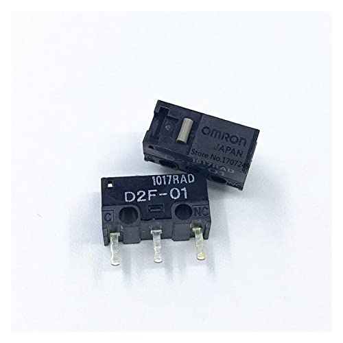 PQYSMVVG Industrielle Schalter 10 Stück Original Maus Mikroschalter D2FC-F-7N 10 m 20 m von D2FC-FK D2F D2F-F D2F-01 D2F-01L D2F-01FL D2F-01F-T D2F-F-3-7 Schalter (Color : D2f-01) von PQYSMVVG