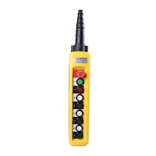 PQYSMVVG Motor-Driven Gourd Lifting Button Control Switch Single Speed Crane Driving Remote Control Handle Rain-Proof COBP-AS3 PQYSMVVG Motor-Driven Gourd Lifting Button Control Switch Single Speed Crane Driving Remote Control Handle Rain-Proof COBP-AS3 von PQYSMVVG