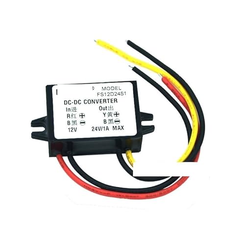 PQYSMVVG Waterproof DC to DC Boost Step Up Voltage Converter DC10V-20V 12V to DC 24V 1A/2A/3A Power Supply Module 24V 2A von PQYSMVVG