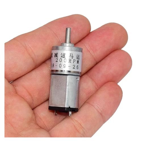 PQYSMVVG ZGA16R-030 16mm Full Metal Gearbox Gear Reducer Electronic Starter DC 3V 200 RPM Slow Speed Reduction Ratio von PQYSMVVG