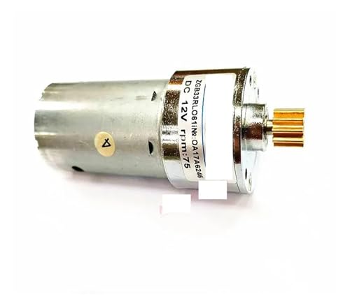 PQYSMVVG ZGB33RL 395 Gear Reducer Electronic Starter DC12V 75RPM Slow Speed High Torque Gearmotor 10 Teeth von PQYSMVVG