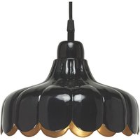 [NEUWERTIG] Pr Home Hängelampe Pendelleuchte Lampe Schwarz Gold Stecker E27 24cm Wells B-Ware von PR HOME
