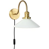 [NEUWERTIG] Pr Home Wandleuchte Axel Messingfarben Glasschirm Opal Wandlampe Lampe Leuchte B-Ware von PR HOME