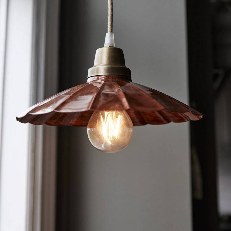 B-Ware Pr Home Hängelampe Ester Terracotta Hängeleuchte Leuchte ø 24 Cm Eisen Stecker B-Ware Pr Home Hängelampe Ester Terracotta Hängeleuchte Leuchte ø 24 Cm Eisen Stecker von PR Home