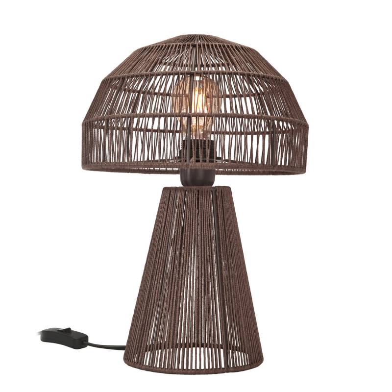 B-Ware Pr Home Porcini Tischleuchte Höhe 37 Cm Braun Stehlampe Leselampe Lampe Leuchte von PR Home