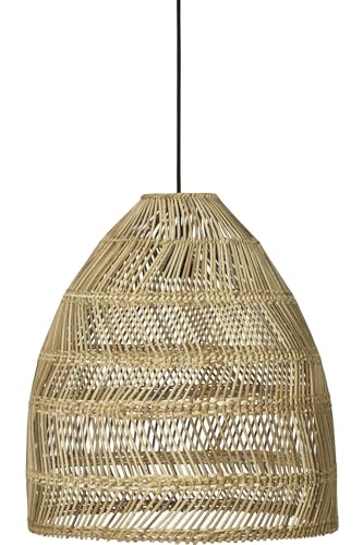 PR Home of Scandinavia Hängelampe natur beige Rattan Maja 45cm E27 von PR Home of Scandinavia