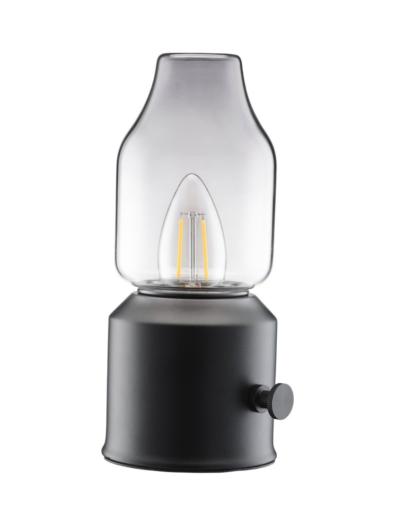 Helle tragbare Lampe (Schwarz) von PR Home