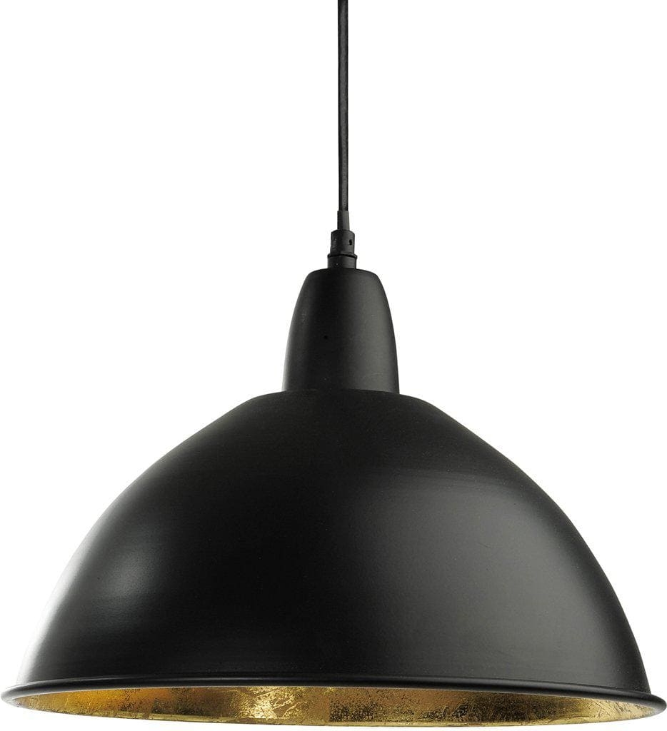 Hochwertige Pendelleuchte aus Metall schwarz gold PR Home Classic 47cm E27 dimmbar von PR Home