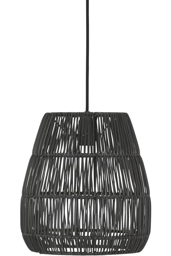 PR Home of Scandinavia Lampenschirm Rattan für Außen schwarz Saigon 28cm für E27 Pendelaufhang von PR Home of Scandinavia