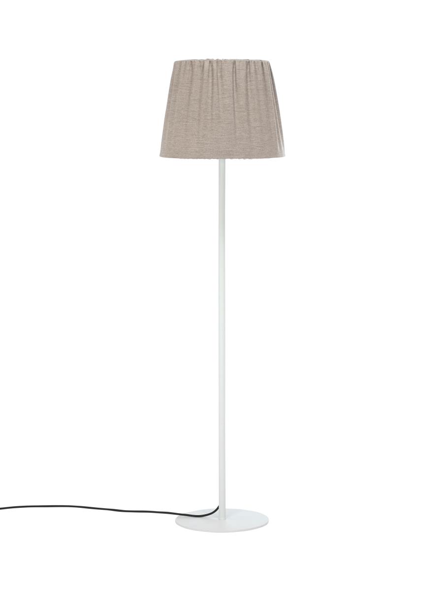 PR Home Agnar Terrassen Outdoor Stehlampe Textil braun IP44 156x40cm E27 von PR Home