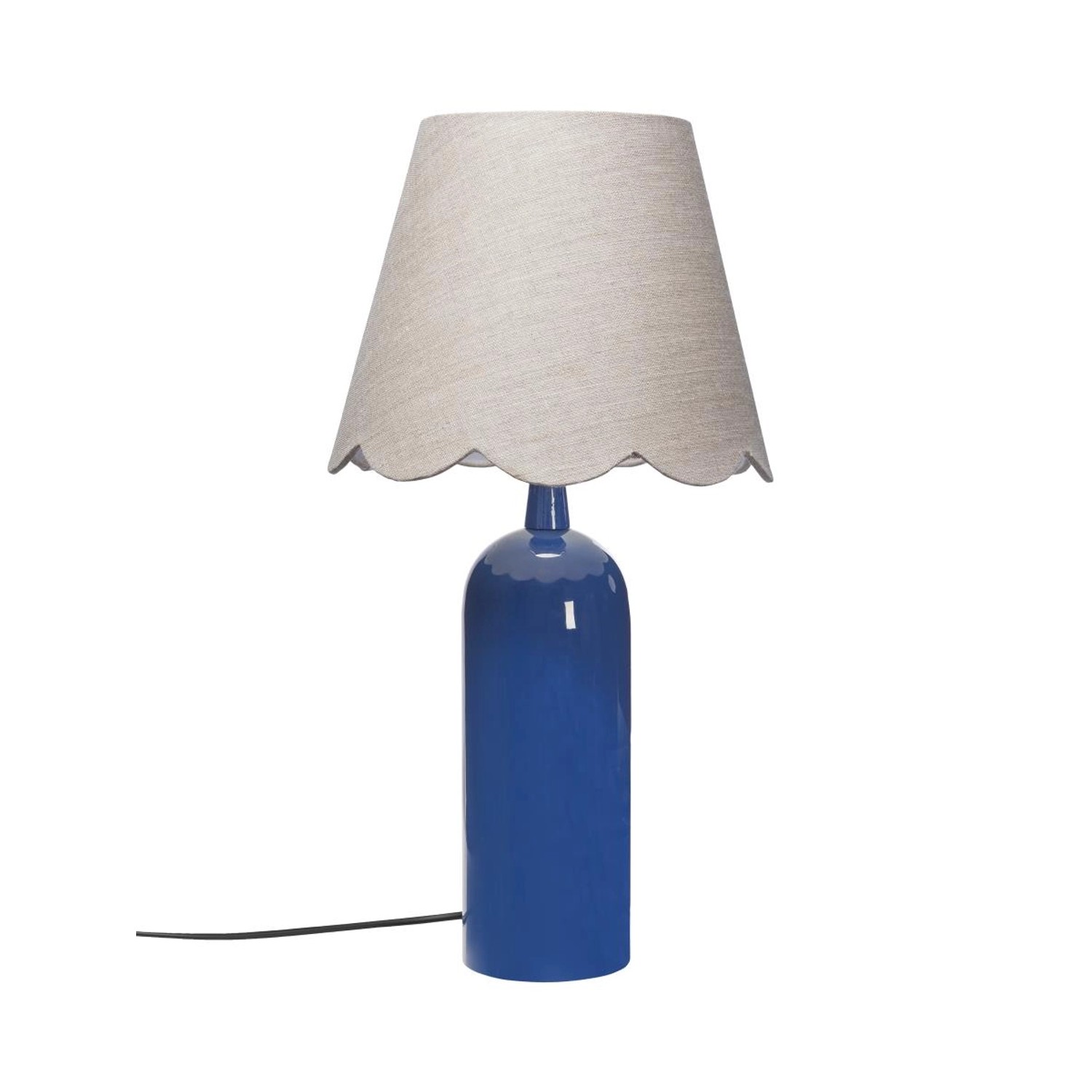 PR Home Carter Textil Tischlampe Blau, Beige E27 46cm von PR Home