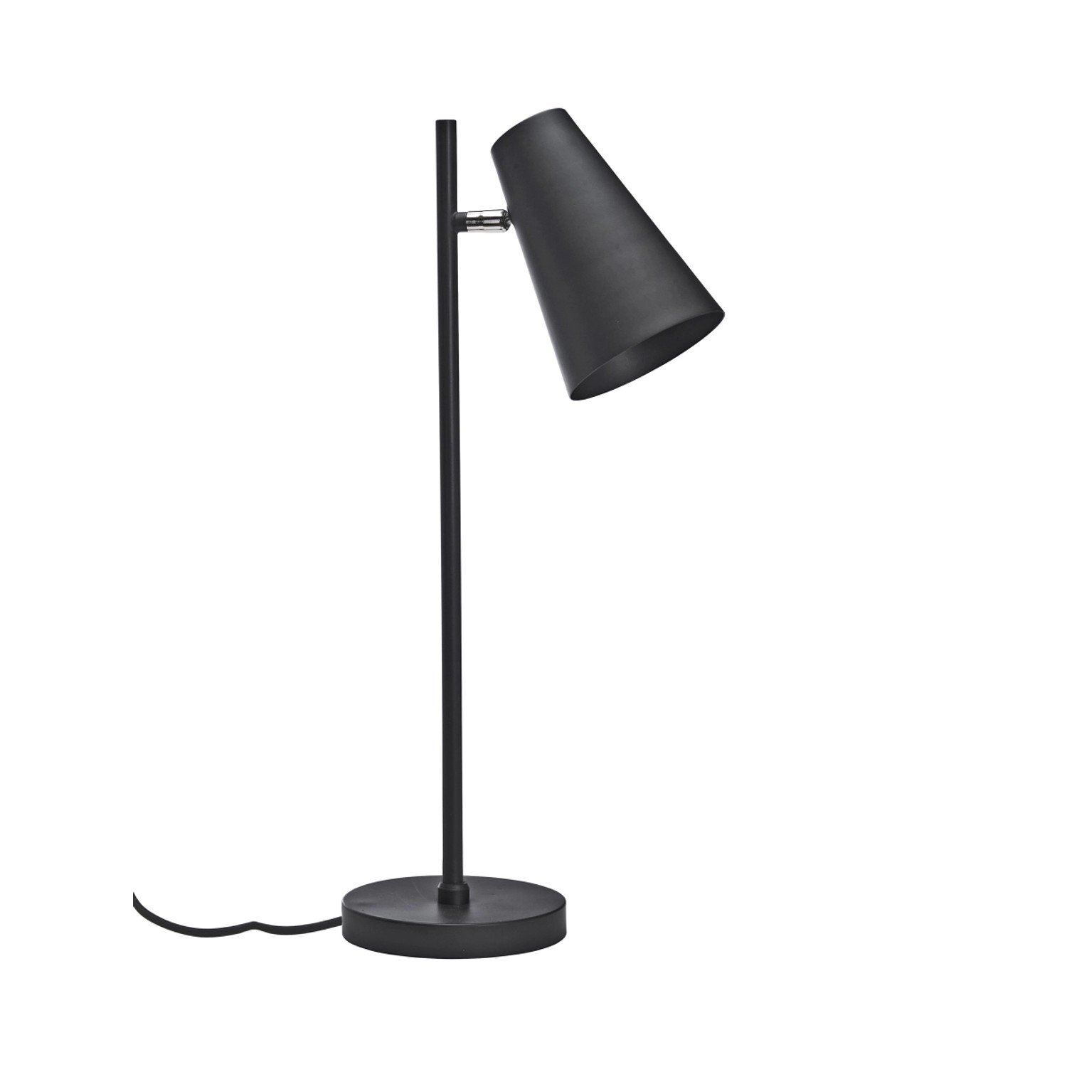 PR Home Cornet Tischlampe Schwarz 1 Arm E27 64cm mit Schalter am Lampenkopf von PR Home