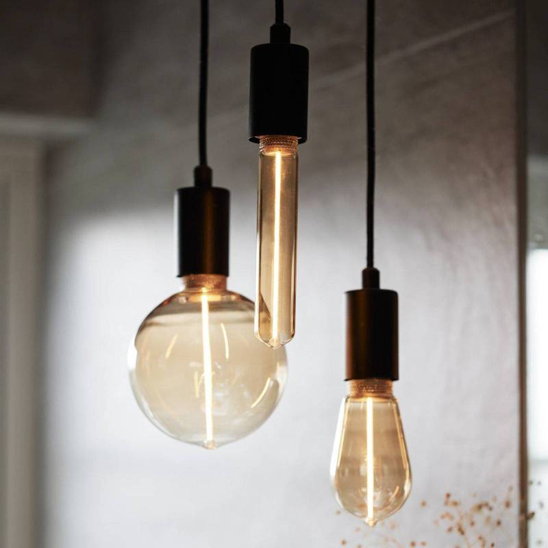 PR Home Edge LED-Leuchtmittel E27 gold 2W 1.800K dimmbar T30 von PR Home