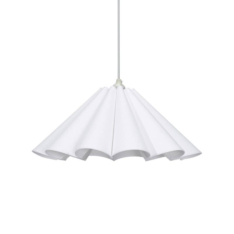 PR Home Frenja Hängeleuchte, Baumwolle, weiß, Ø 45 cm von PR Home