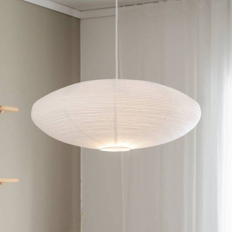 PR Home Hängelampe Yuni, weiß, Ø 60 cm, Abhängung weiß, E14 von PR Home