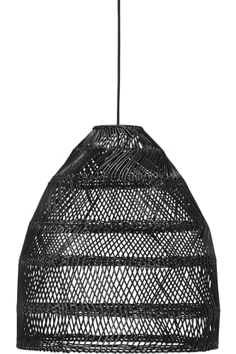 PR Home of Scandinavia Hängelampe schwarz Rattan Maja 45cm E27 von PR Home of Scandinavia