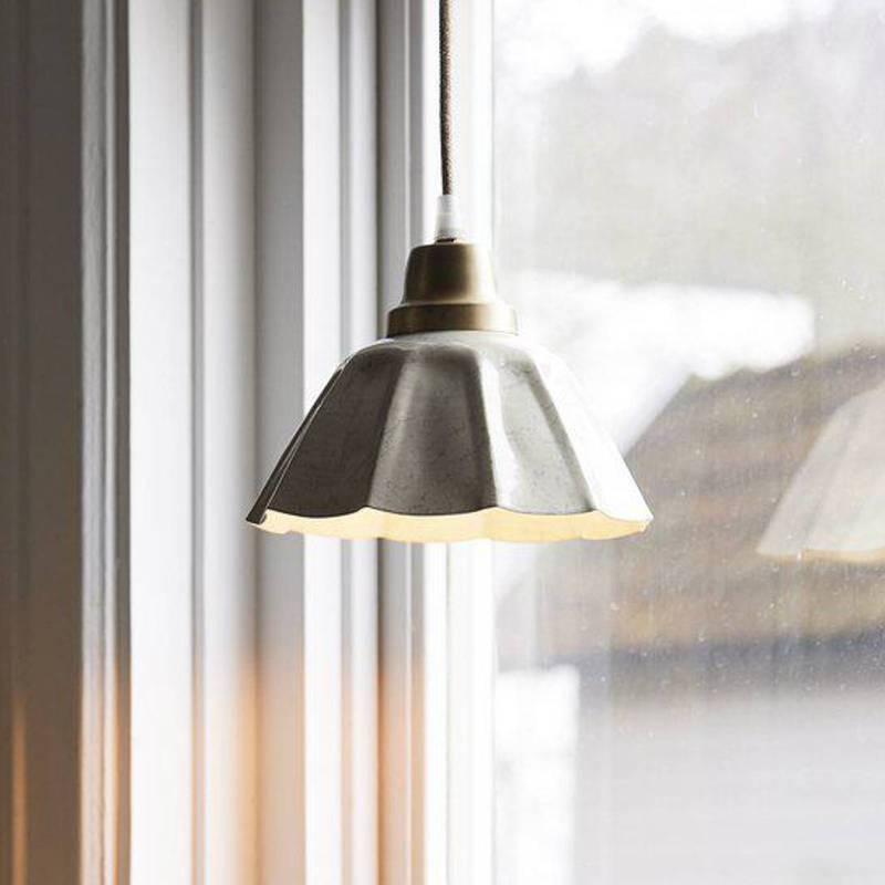 PR Home Hängeleuchte Ester, offwhite, Ø 17 cm, Eisen Stecker von PR Home