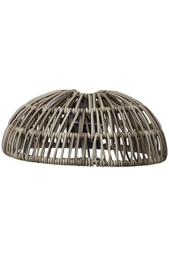 PR Home of Scandinavia Hue Lampenschirm Rattan für Außen grau grün beige 30cm für E27 Pendelaufhang von PR Home of Scandinavia