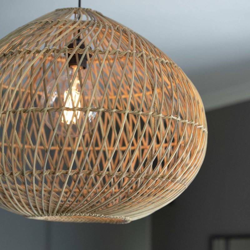 PR Home Karen Pendellampe Rattanschirm Ø 90 cm von PR Home