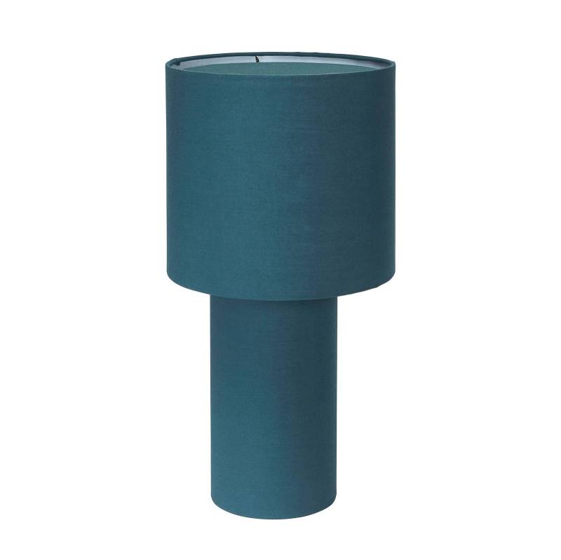 PR Home Tischleuchte Leah, petrol, Höhe 46 cm, Textil von PR Home