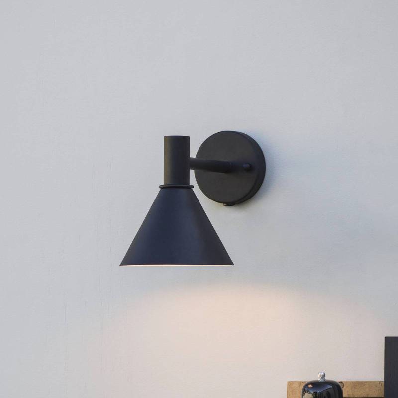 PR Home Außenwandlampe Minitripp, schwarz, IP44, Metall von PR Home