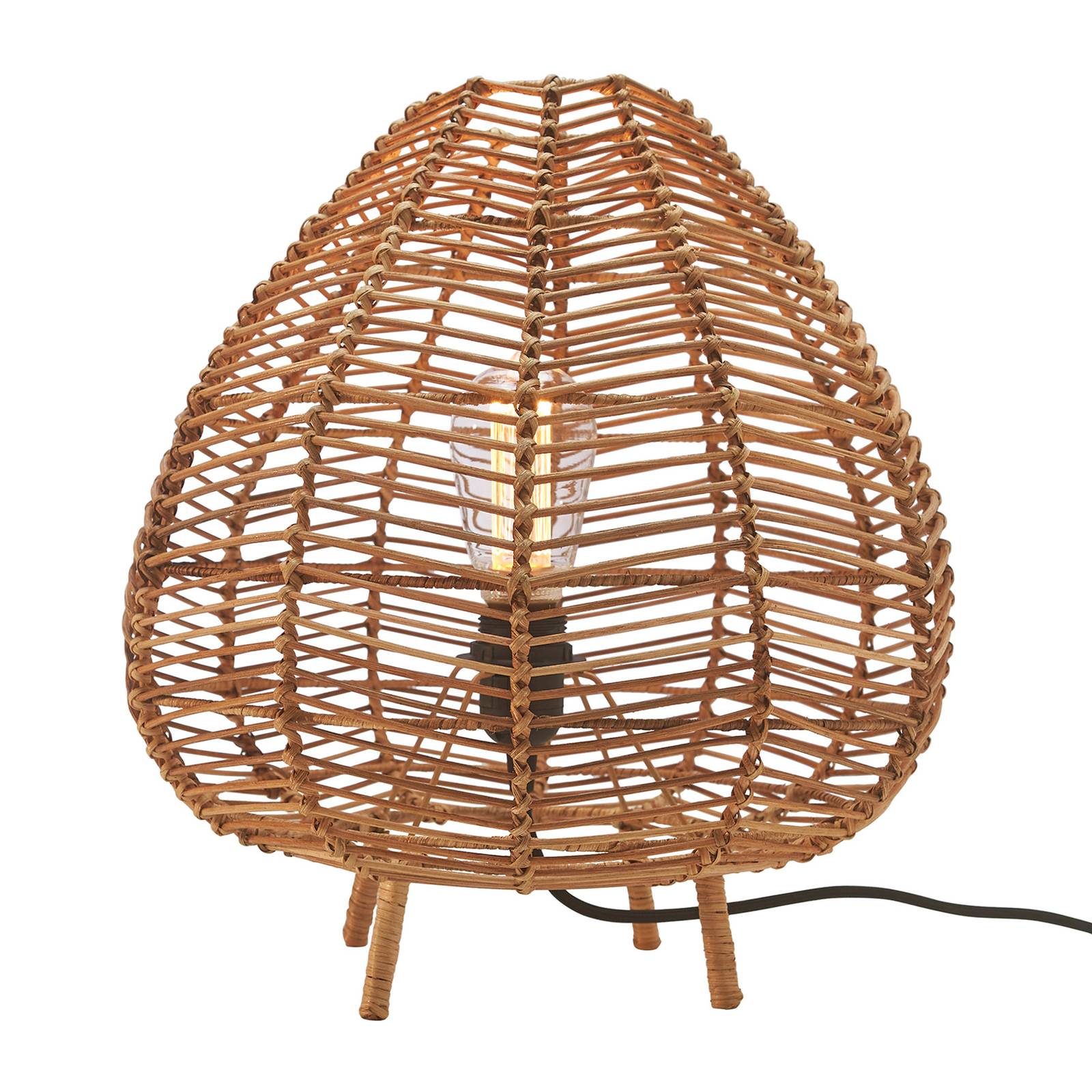 PR Home Nana Tischleuchte aus Rattan, natur von PR Home