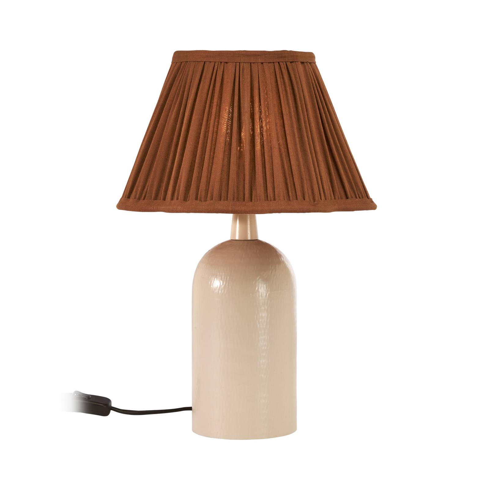 PR Home Riley Tischleuchte, beige/braun von PR Home