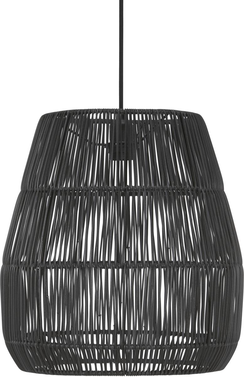 PR Home Saigon Hängelampe Rattan schwarz 38x120cm E27 von PR Home