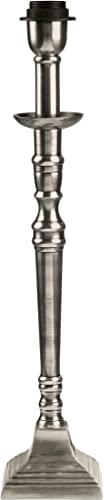 PR Home Salong Tischlampe antik silber E27 33x8x8cm von PR Home
